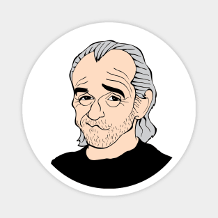 GEORGE CARLIN COMEDIAN FAN ART Magnet